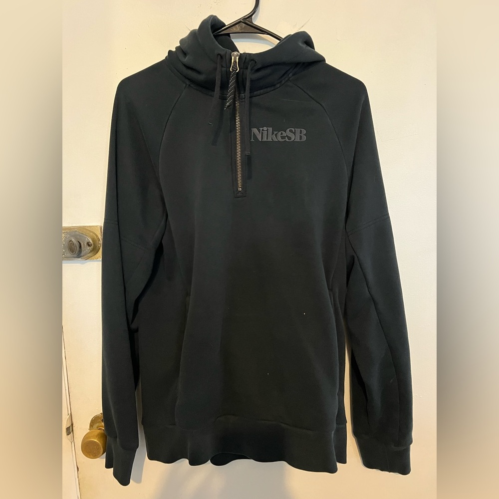 Nike Mens SB Black Zip-Up Hoodie